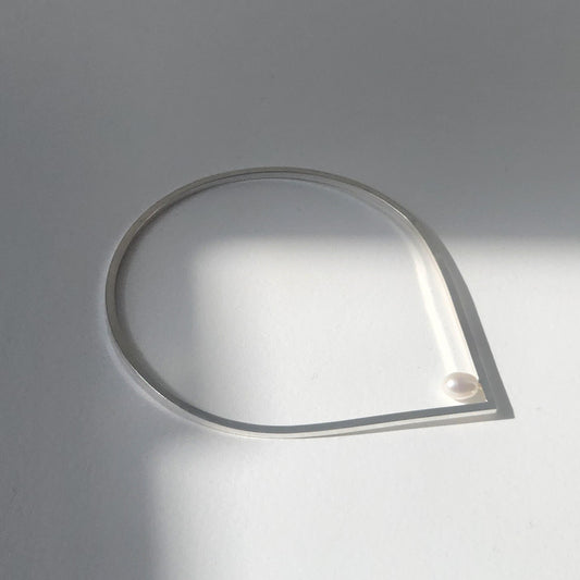 A detailed view of the handcrafted 925 sterling silver bangle